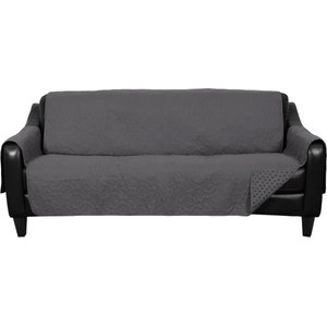 FurHaven Waterproof Non-Skid Back Furniture Protector, Gray, Large Sofa