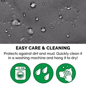FurHaven Waterproof Non-Skid Back Furniture Protector, Gray, Large Sofa