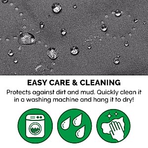 FurHaven Waterproof Non-Skid Back Furniture Protector, Gray, Loveseat