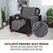 Show in main carousel: FurHaven Waterproof Non-Skid Back Furniture Protector, Gray, Recliner slide 7 of 9