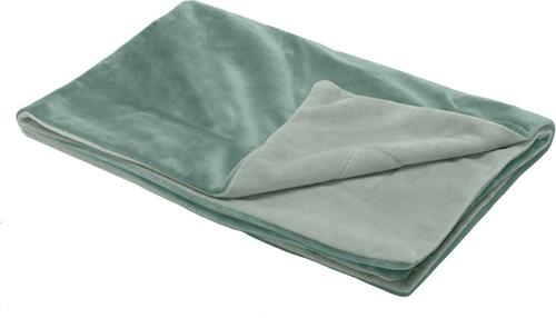 Show full view: FurHaven Waterproof Velvet Dog & Cat Throw Blanket, Celadon Green, Small slide 4 of 11