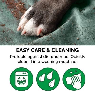 Show full view: FurHaven Waterproof Velvet Dog & Cat Throw Blanket, Celadon Green, X-Large slide 7 of 11