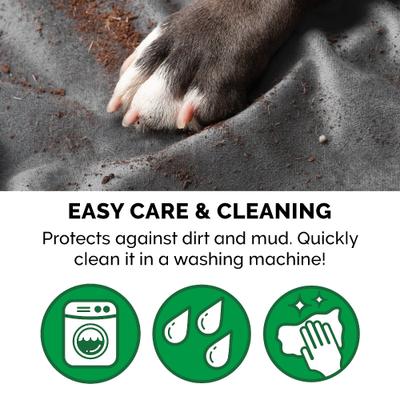 Show full view: FurHaven Waterproof Velvet Dog & Cat Throw Blanket, Granite Gray, X-Large slide 6 of 10