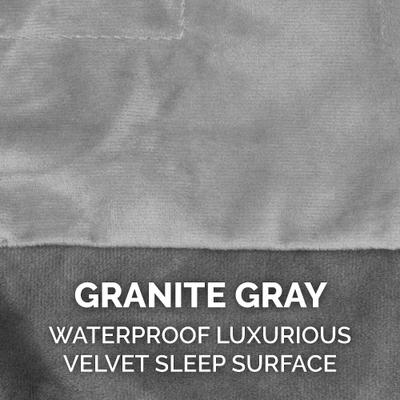 Show full view: FurHaven Waterproof Velvet Dog & Cat Throw Blanket, Granite Gray, X-Large slide 9 of 10