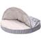 Show in main carousel: FurHaven Wave Fur & Velvet Orthopedic Snuggery Dog & Cat Bed, Dark Gray, 35-in slide 3 of 10