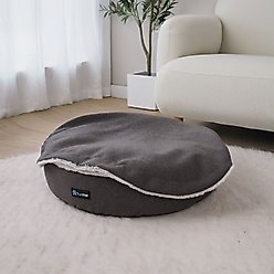 FurMe Blanket Dog & Cat Bed with Removable Cover, Graphite, Small slide 2 of 4