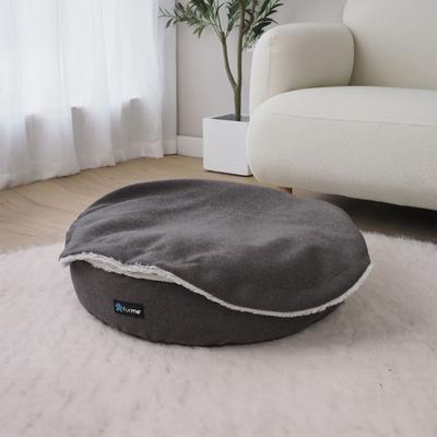 Show full view: FurMe Blanket Dog & Cat Bed with Removable Cover, Graphite, Small slide 2 of 4