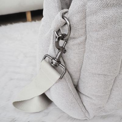 Show full view: FurMe Quilted Pet Carrier & Travel Bolster Dog & Cat Bed with Removable Cover, Oatmeal slide 8 of 8