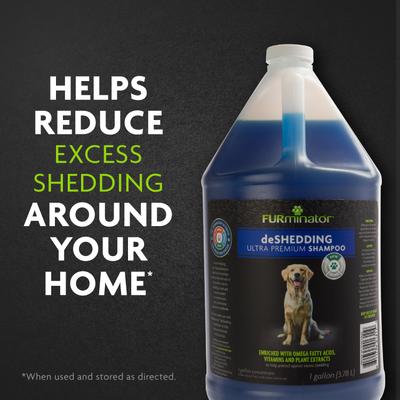 Show full view: FURminator Deshedding Dog Shampoo, 128-fl oz bottle slide 5 of 10