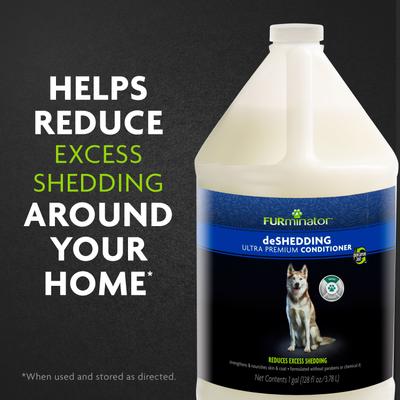 Show full view: FURminator deShedding Ultra Premium Dog Conditioner, 1-gal bottle slide 5 of 10