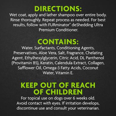 Show full view: FURminator DeShedding Ultra Premium Shampoo, 16-oz bottle + Conditioner for Dogs, 16-oz bottle slide 4 of 10