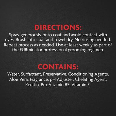 Show full view: FURminator DeShedding Waterless Spray for Dogs, 8.5-fl oz bottle slide 3 of 10
