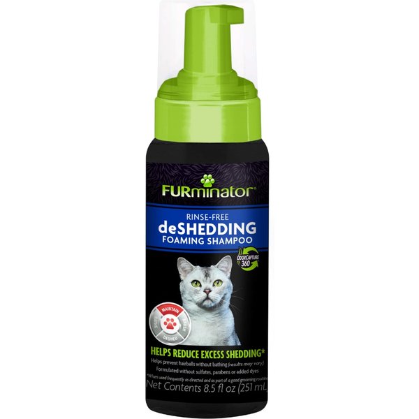 FURMINATOR Short Hair Cat Deshedding Tool, Purple, Medium