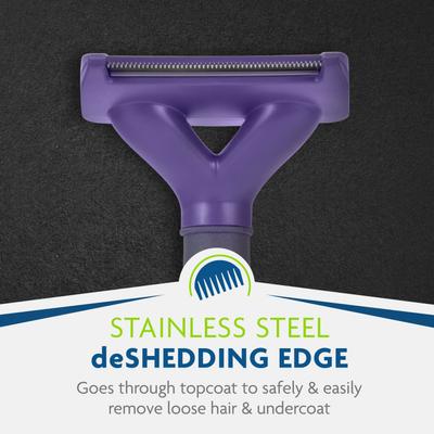 Show full view: FURminator Long Hair Cat Deshedding Tool, Purple, Medium slide 8 of 10