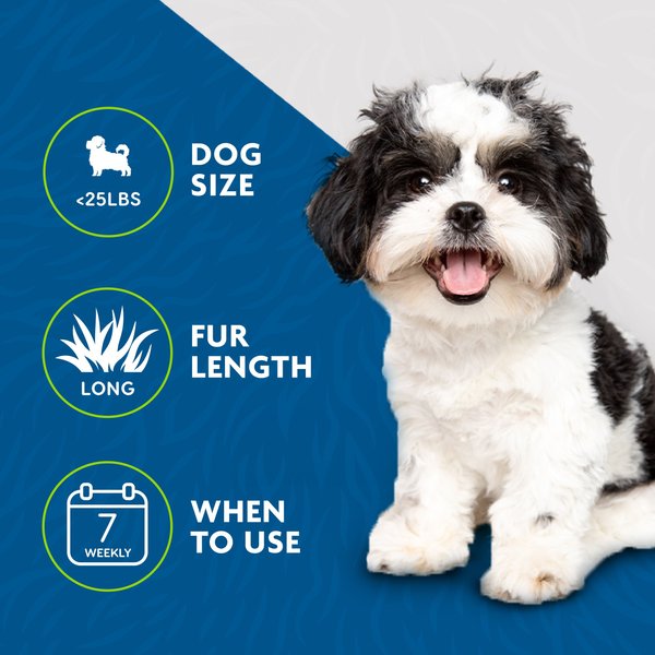 Show full view: FURminator Long Hair Dog Deshedding Tool, Green, Small slide 6 of 10