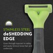 Show in main carousel: FURminator Long Hair Dog Deshedding Tool, Green, Small slide 8 of 10