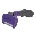 FURminator Short Hair Cat Deshedding Tool, Purple, Medium