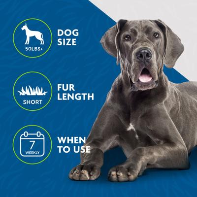 Show full view: FURminator Short Hair Dog Deshedding Tool, Blue, Large slide 5 of 10