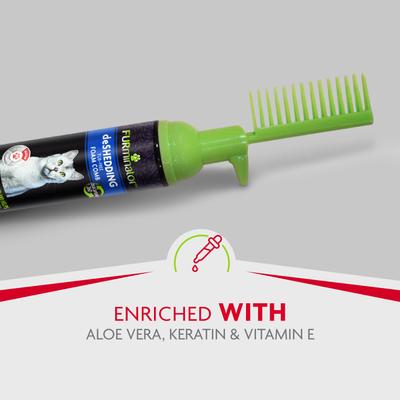 Show full view: FURminator Tub-Free Deshedding Foam Cat Grooming Comb, 3-fl oz slide 9 of 12