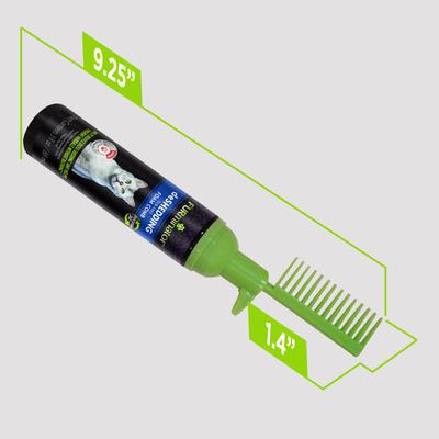 Show full view: FURminator Tub-Free Deshedding Foam Cat Grooming Comb, 3-fl oz slide 7 of 12