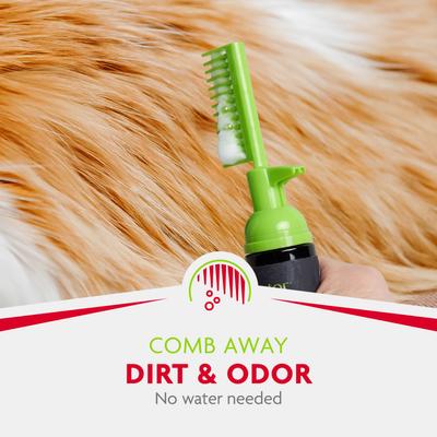 Show full view: FURminator Tub-Free Deshedding Foam Cat Grooming Comb, 3-fl oz slide 4 of 12