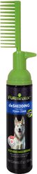 FURminator Tub-Free Deshedding Foam Dog Grooming Comb, 3-fl oz