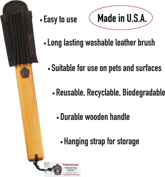 Show full view: Furrfighters Furrniture Brush Pet Hair & Lint Removal Brush, Black slide 2 of 10