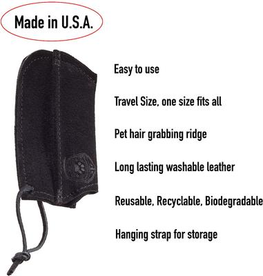 Show full view: Furrfighters Pocket Travel-Size Pet Hair & Lint Remover, Black slide 2 of 9