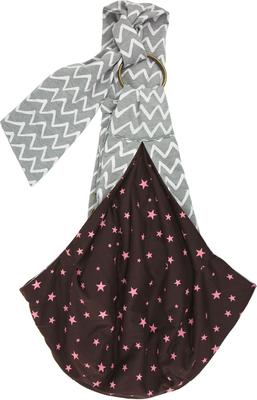 Show full view: FurryFido Adjustable Dog & Cat Carrier Sling, Chevron Gray slide 5 of 12