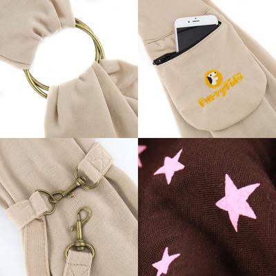 Show full view: FurryFido Adjustable Dog & Cat Carrier Sling, Khaki slide 8 of 11
