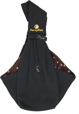 Show full view: FurryFido Classic Reversible Dog & Cat Carrier Sling, Black slide 4 of 9