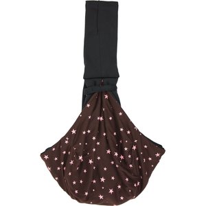 FurryFido Classic Reversible Dog & Cat Carrier Sling, Black