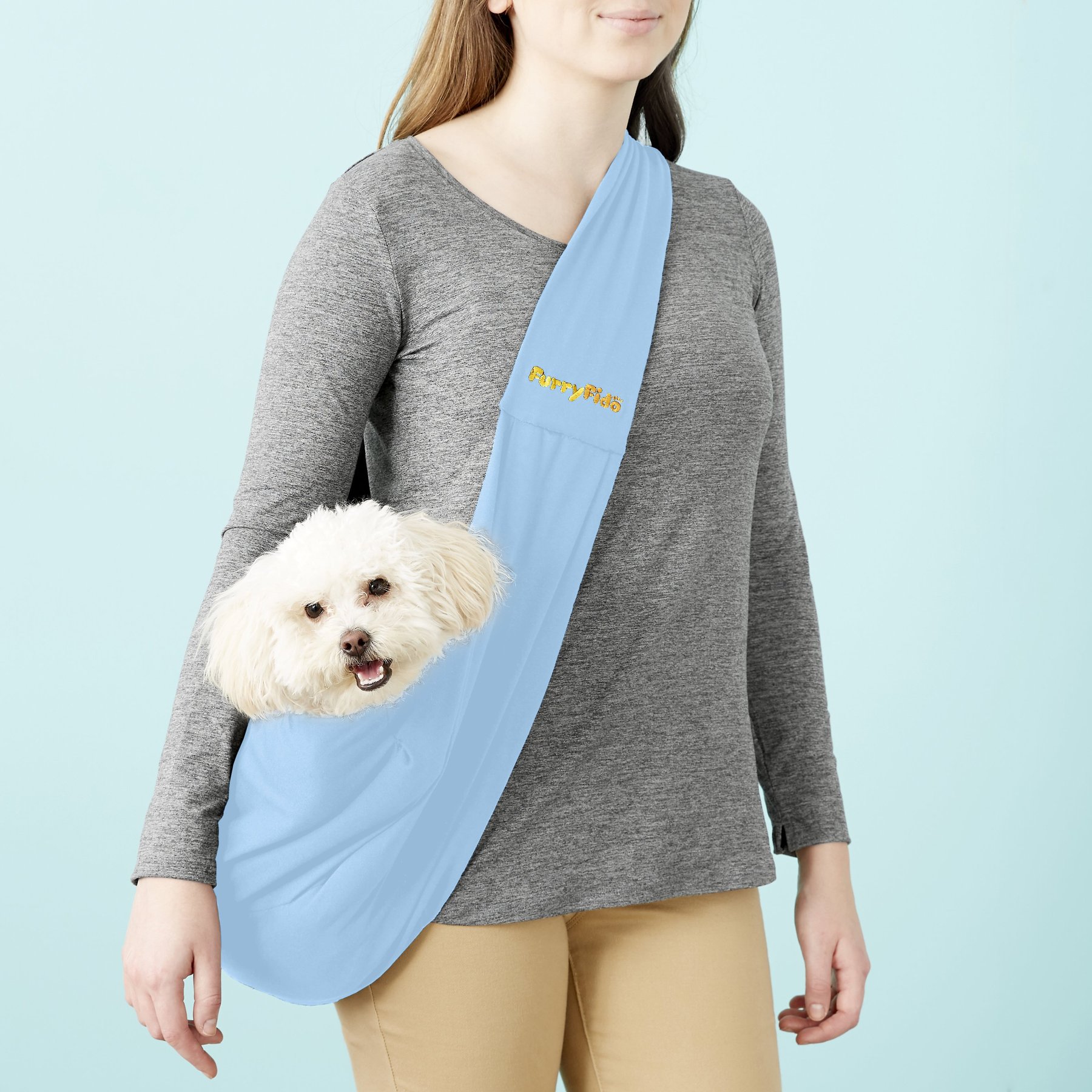 FurryFido Classic Reversible Dog & Cat Carrier Sling