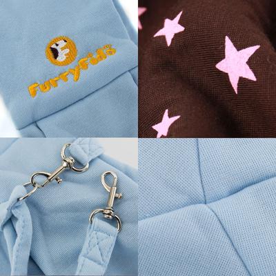 Show full view: FurryFido Classic Reversible Dog & Cat Carrier Sling, Blue slide 6 of 9