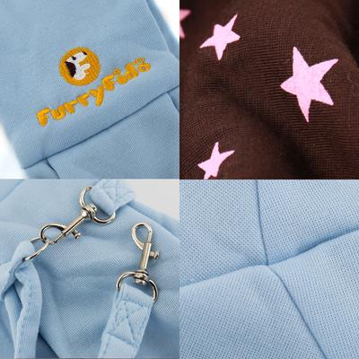 Show full view: FurryFido Classic Reversible Dog & Cat Carrier Sling, Blue slide 7 of 9