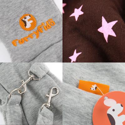 Show full view: FurryFido Classic Reversible Dog & Cat Carrier Sling, Grey slide 7 of 9