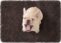 Furvii Essential Ultra-Soft PV Fleece Dog Crate Pad, Medium: 29 x 18-in, Chocolate