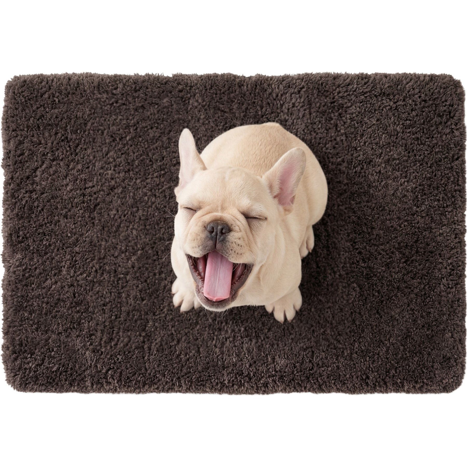 Furvii Essential Ultra-Soft PV Fleece Dog Crate Pad, Medium: 29 x 18-in, Chocolate