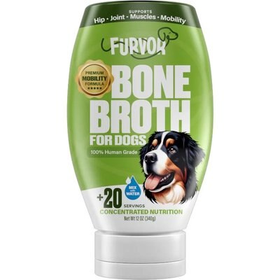 Furvor Furvor Advanced Mobility Beef Concentrated Digestive Health High-Protein Liquid Dog Food Topper, 12-oz bottle