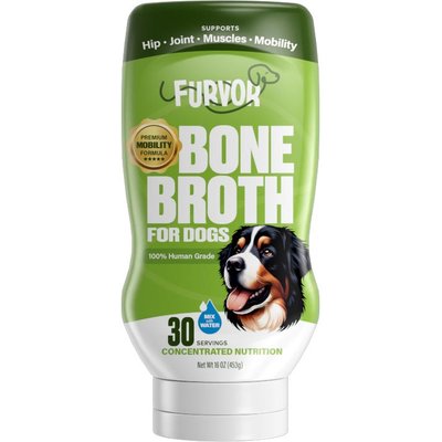 Furvor Furvor Advanced Mobility Beef Concentrated Digestive Health High-Protein Liquid Dog Food Topper, 16-oz bottle