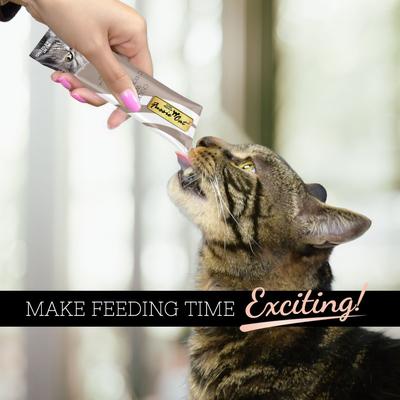 Show full view: Fussie Cat Chicken & Liver Puree Lickable Cat Treats, 2-oz pouch slide 6 of 8