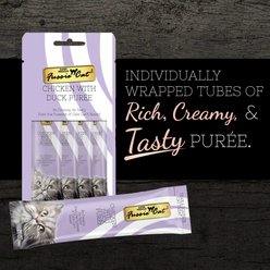 Fussie Cat Chicken with Duck Puree Lickable Cat Treats, 0.5-oz pouch, pack of 4 slide 2 of 6