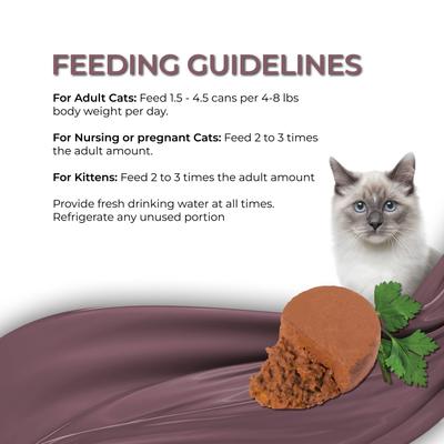 Show full view: Fussie Cat Fine Dining Mousse Mackerel with Pumpkin Entree Wet Cat Food, 2.47-oz can, case of 24 slide 7 of 8