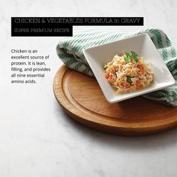 Fussie Cat Gold Chicken & Vegetables Formula in Gravy Grain-Free Wet Cat Food, 2.82-oz, case of 24 slide 2 of 6