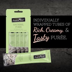 Fussie Cat Mackerel Puree Lickable Cat Treats, 2-oz pouch slide 2 of 6