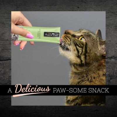 Show full view: Fussie Cat Mackerel Puree Lickable Cat Treats, 2-oz pouch slide 5 of 8