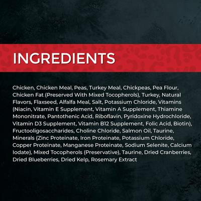 Show full view: Fussie Cat Market Fresh Chicken & Turkey Recipe Grain-Free Dry Cat Food, 10-lb bag slide 6 of 10