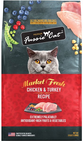 Fussie Cat Market Fresh Chicken & Turkey Recipe Dry Cat Food