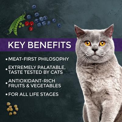 Show full view: Fussie Cat Market Fresh Duck Meal Recipe Grain-Free Dry Cat Food, 3.5-lb bag slide 5 of 9