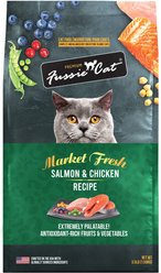 Fussie Cat Market Fresh Salmon & Chicken Recipe Grain-Free Dry Cat Food, 10-lb bag